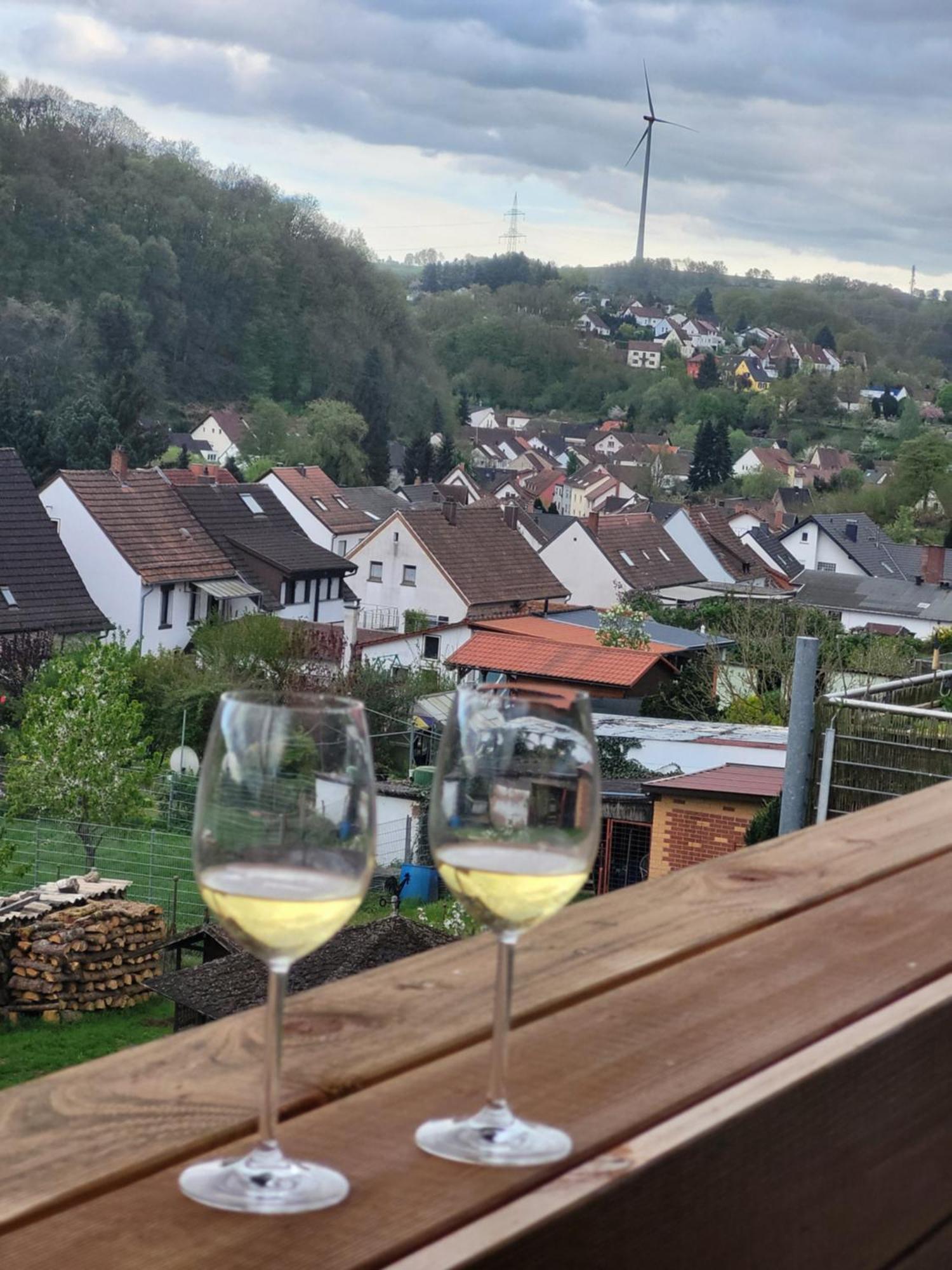 Ferienwohnung Weitblick Uninah Homburg  Exterior foto