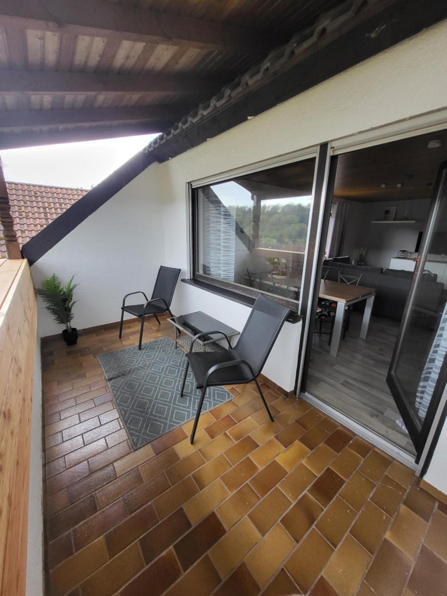 Ferienwohnung Weitblick Uninah Homburg  Exterior foto
